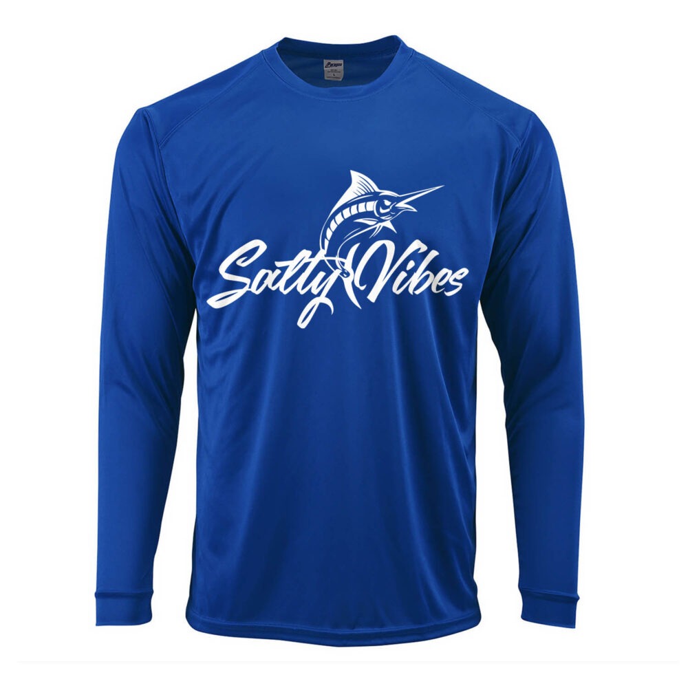 Marlin Unisex UPF Shirt - Royal Blue, XL