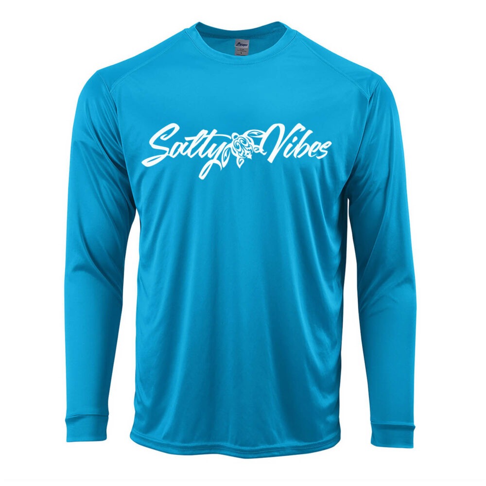 Sea Turtle Unisex UPF Shirts - Turquoise, S