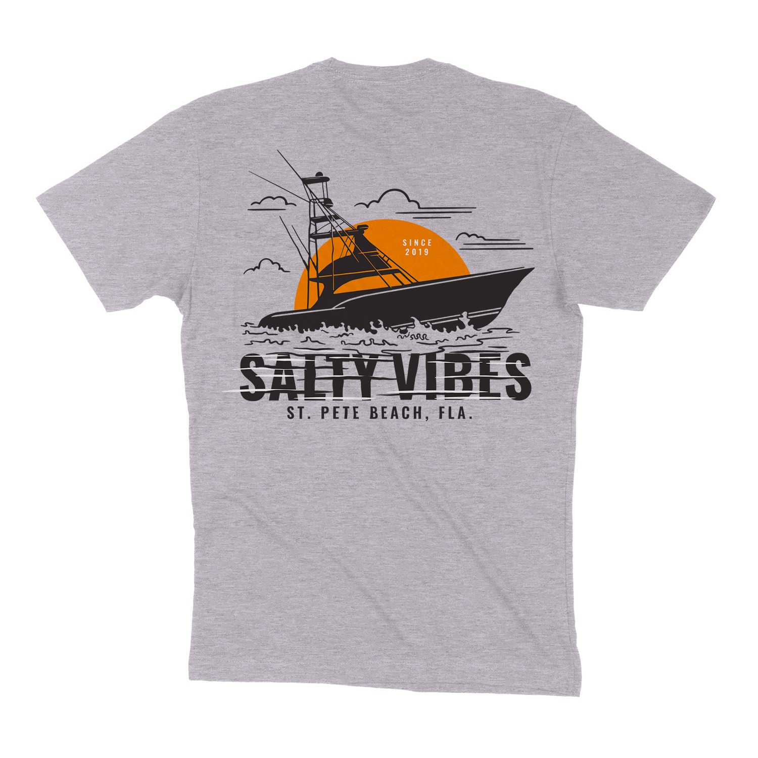 Salty Vibes Fishing Unisex T-Shirt
